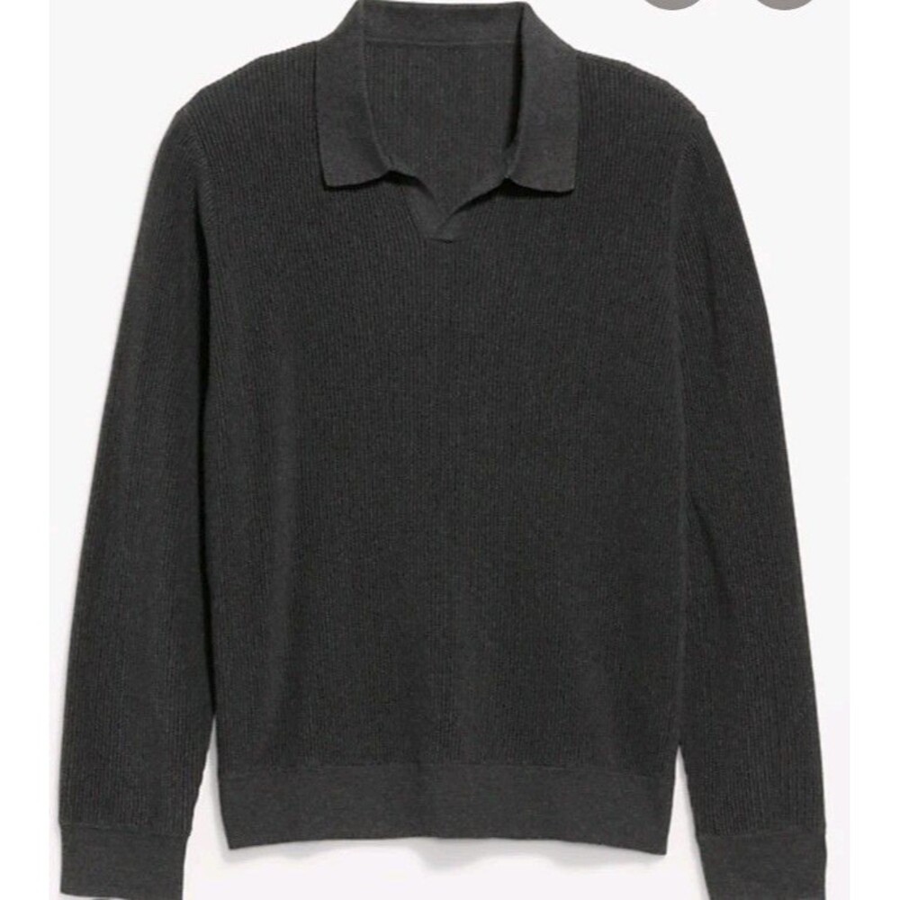 NWT Men's Old Navy Sweater Knit Polo Top Size XL